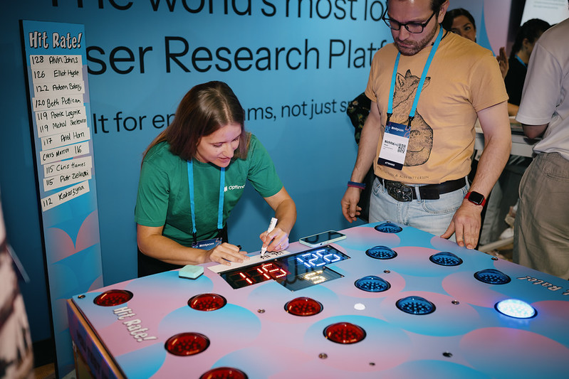 Optimal Workshop Hit Rate interactive sponsor activation
